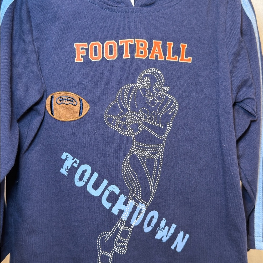 Fisher Price Boys Navy 'Football Touchdown' Long-Sleeve Top